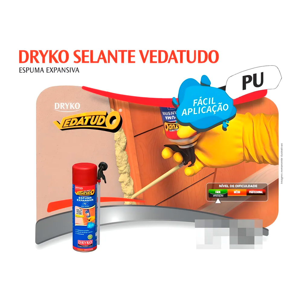 Espuma Expansiva PU Vedatudo 500ML/340GR ...