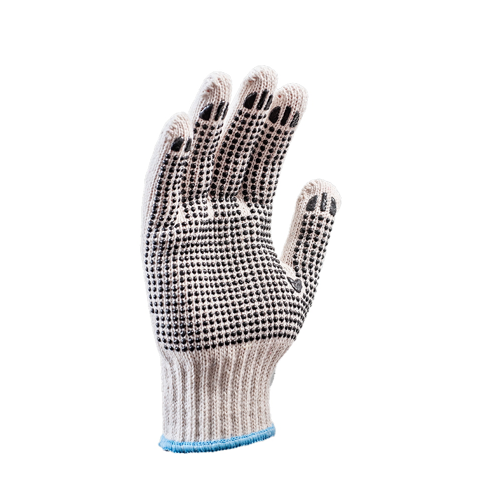 Luva Algodão Tricotada Pigmentada Tam G/9...